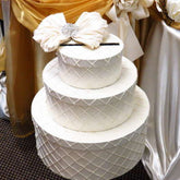 Dalmazio Design 3-tier Circle Envelope Box Ivory